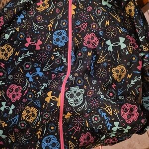 Under Armour Black Jacket with Multicolor Pattern